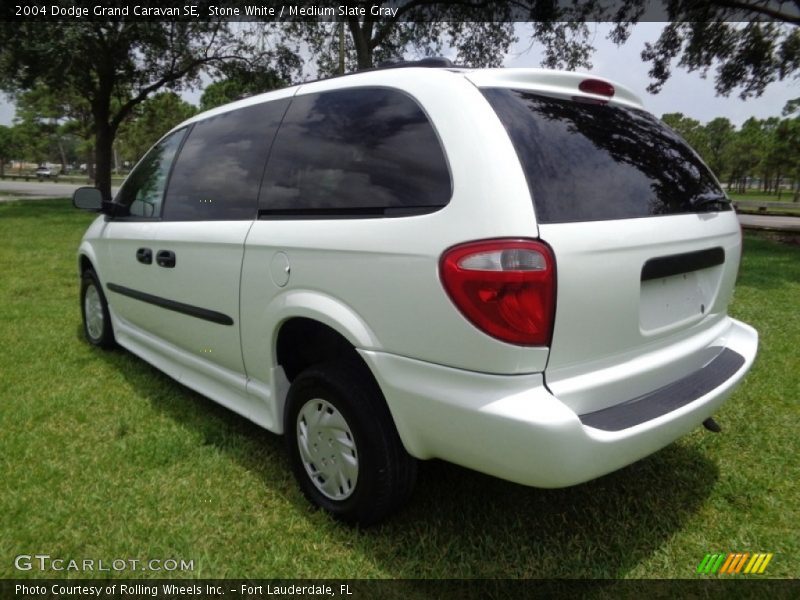 Stone White / Medium Slate Gray 2004 Dodge Grand Caravan SE