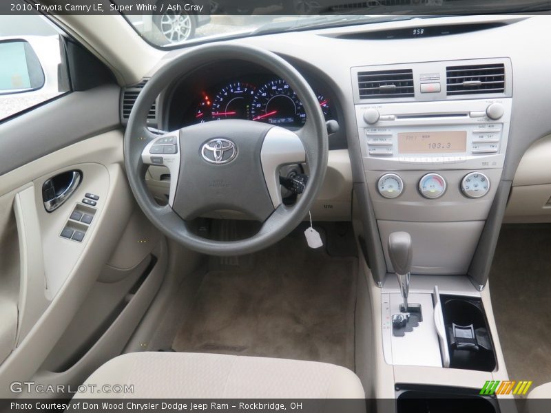 Super White / Ash Gray 2010 Toyota Camry LE