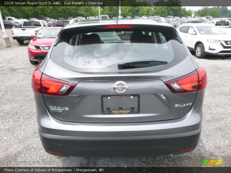 Gun Metallic / Charcoal 2018 Nissan Rogue Sport SL AWD