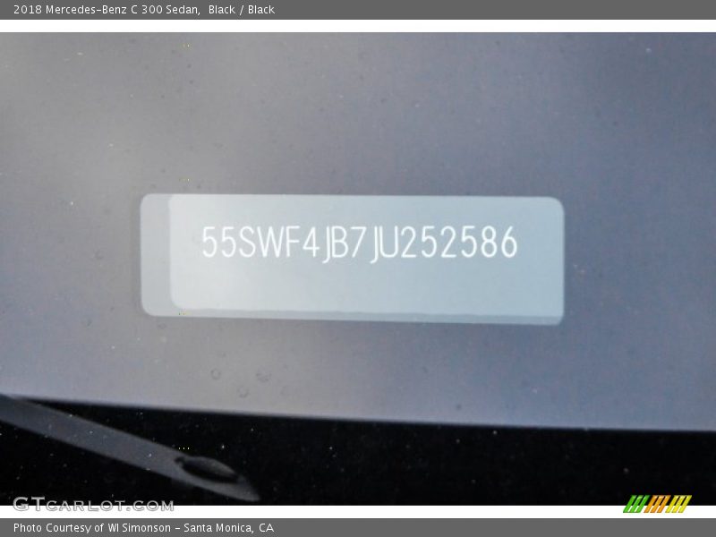 Black / Black 2018 Mercedes-Benz C 300 Sedan