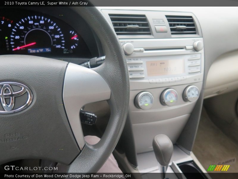 Super White / Ash Gray 2010 Toyota Camry LE