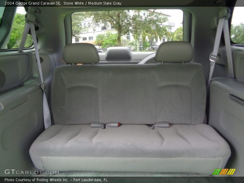 Stone White / Medium Slate Gray 2004 Dodge Grand Caravan SE