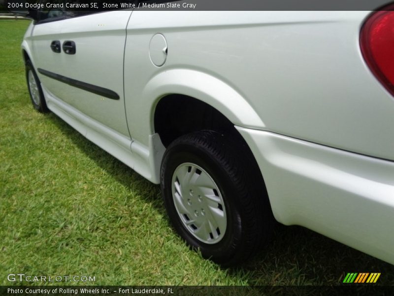 Stone White / Medium Slate Gray 2004 Dodge Grand Caravan SE
