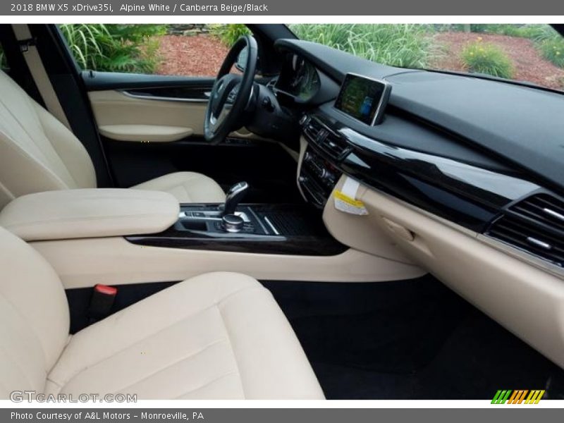 Alpine White / Canberra Beige/Black 2018 BMW X5 xDrive35i