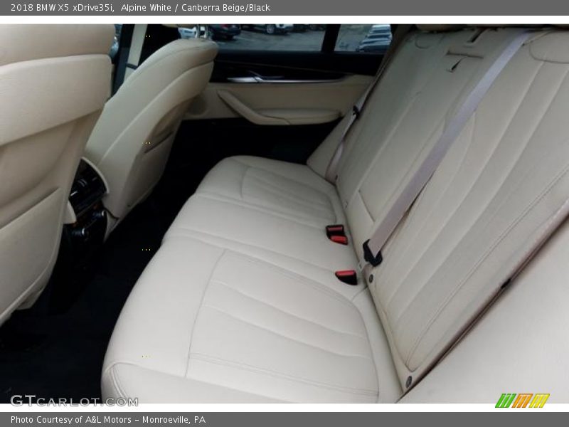 Alpine White / Canberra Beige/Black 2018 BMW X5 xDrive35i