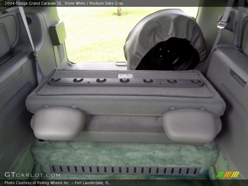 Stone White / Medium Slate Gray 2004 Dodge Grand Caravan SE