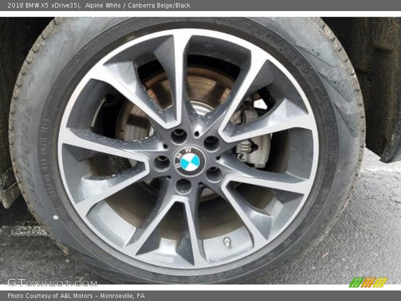 Alpine White / Canberra Beige/Black 2018 BMW X5 xDrive35i