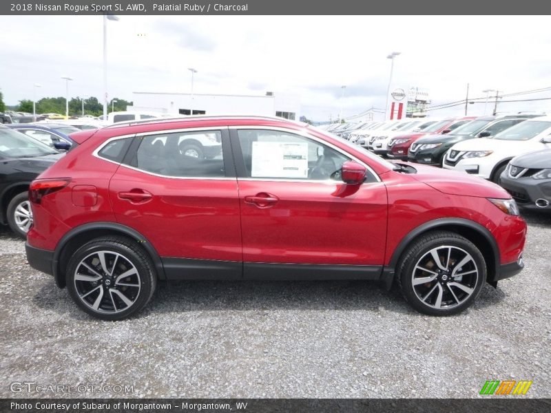 Palatial Ruby / Charcoal 2018 Nissan Rogue Sport SL AWD