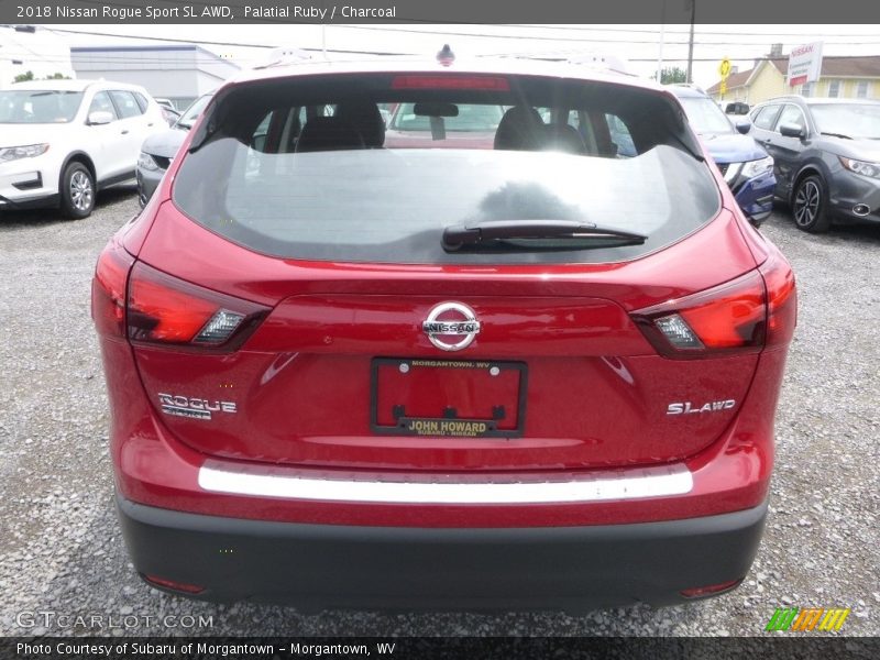 Palatial Ruby / Charcoal 2018 Nissan Rogue Sport SL AWD