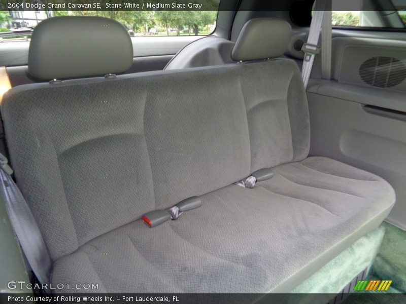Stone White / Medium Slate Gray 2004 Dodge Grand Caravan SE