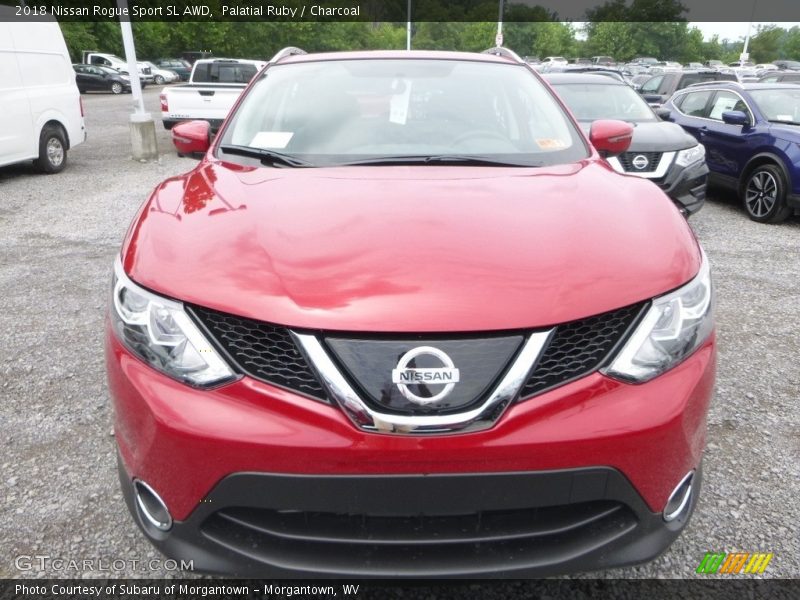 Palatial Ruby / Charcoal 2018 Nissan Rogue Sport SL AWD
