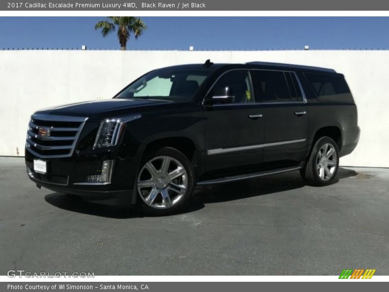 Black Raven / Jet Black 2017 Cadillac Escalade Premium Luxury 4WD