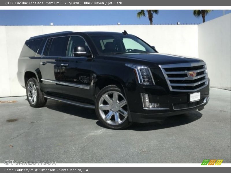 Black Raven / Jet Black 2017 Cadillac Escalade Premium Luxury 4WD