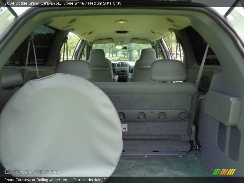 Stone White / Medium Slate Gray 2004 Dodge Grand Caravan SE
