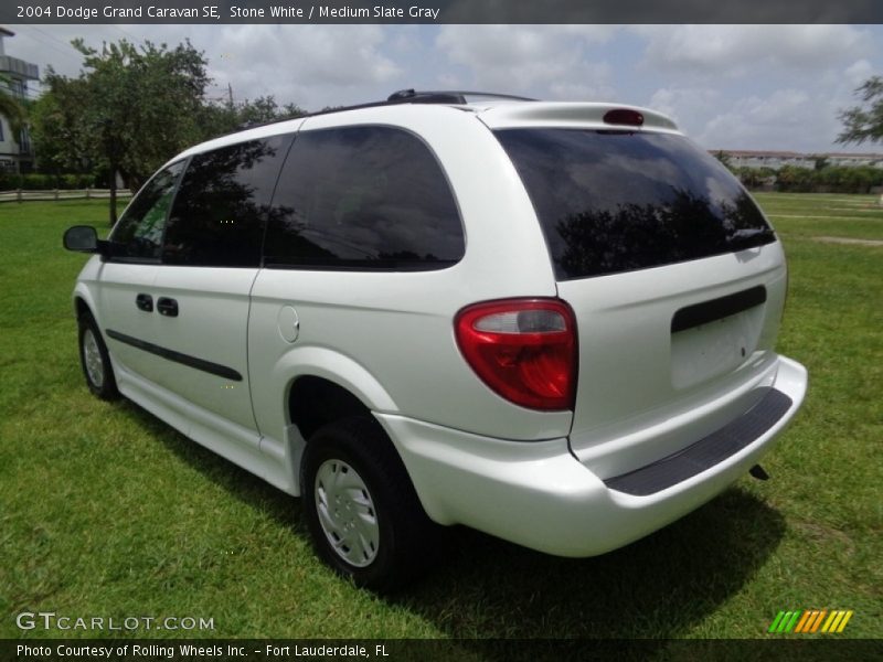 Stone White / Medium Slate Gray 2004 Dodge Grand Caravan SE