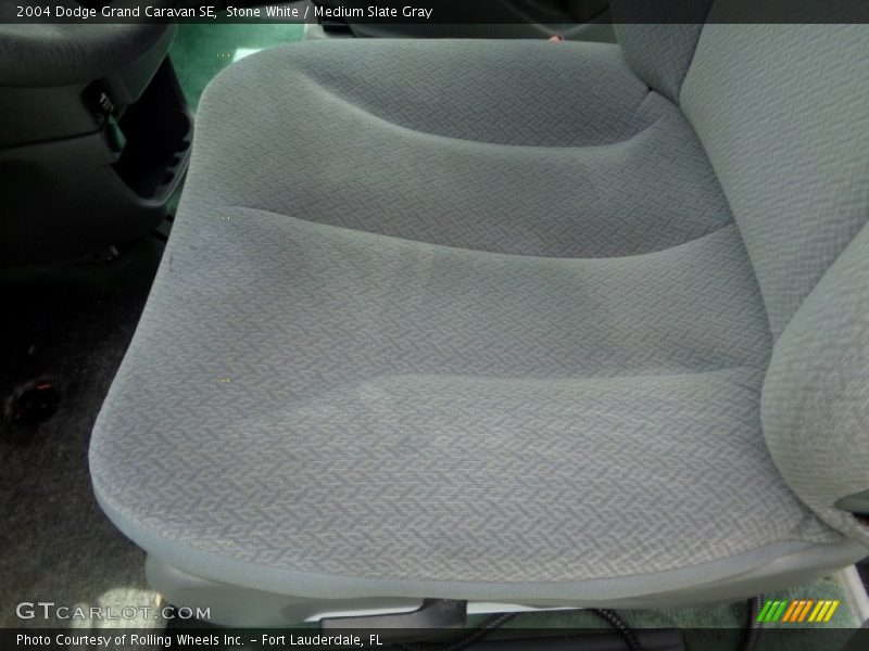 Stone White / Medium Slate Gray 2004 Dodge Grand Caravan SE