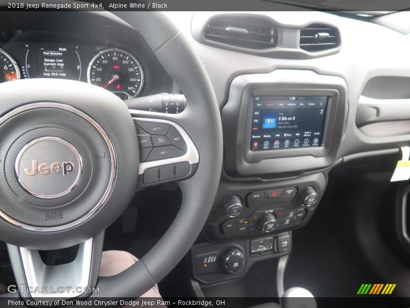 Alpine White / Black 2018 Jeep Renegade Sport 4x4