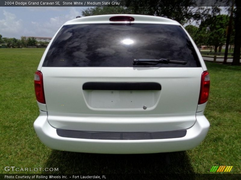 Stone White / Medium Slate Gray 2004 Dodge Grand Caravan SE