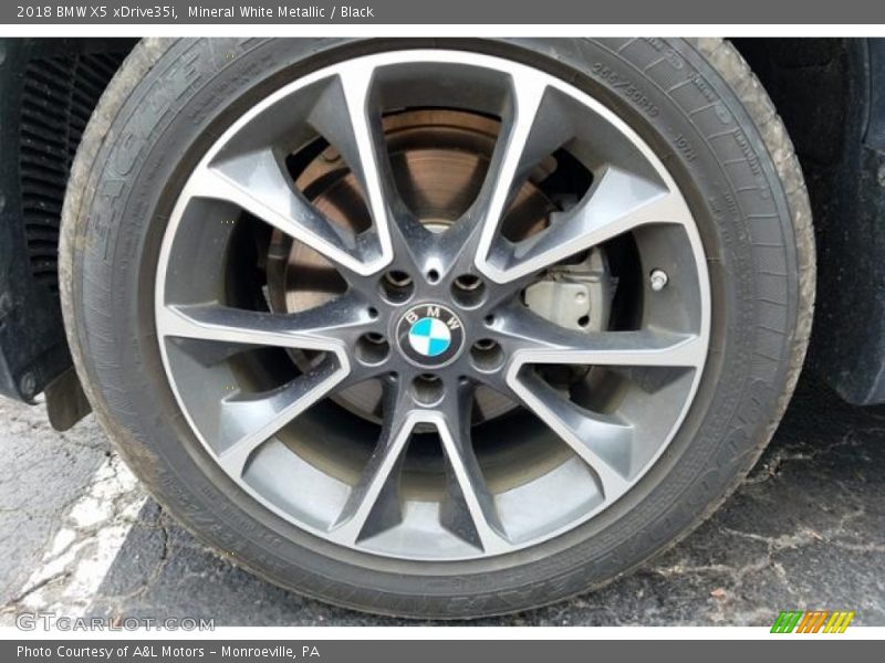 Mineral White Metallic / Black 2018 BMW X5 xDrive35i