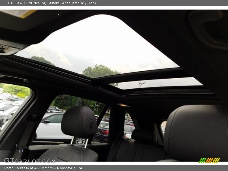 Mineral White Metallic / Black 2018 BMW X5 xDrive35i