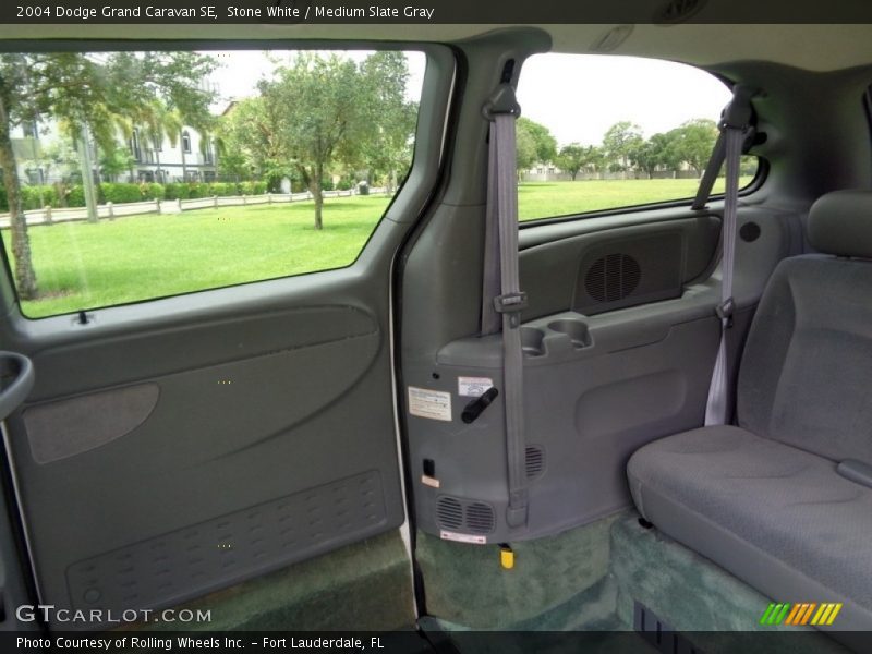 Stone White / Medium Slate Gray 2004 Dodge Grand Caravan SE