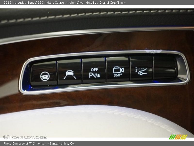 Iridium Silver Metallic / Crystal Grey/Black 2016 Mercedes-Benz S 550 4Matic Coupe