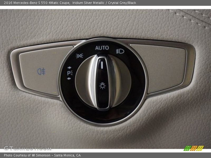 Iridium Silver Metallic / Crystal Grey/Black 2016 Mercedes-Benz S 550 4Matic Coupe