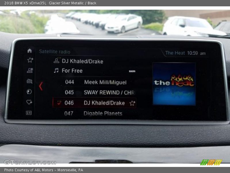 Glacier Silver Metallic / Black 2018 BMW X5 xDrive35i