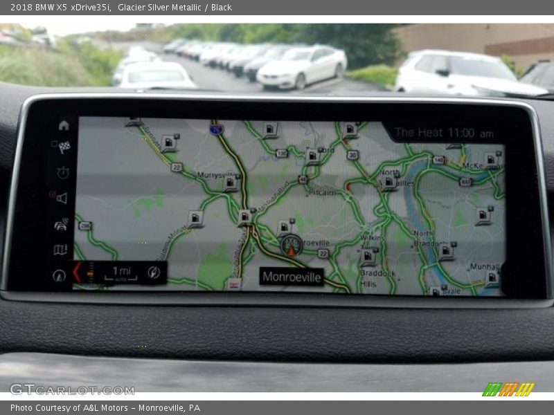 Glacier Silver Metallic / Black 2018 BMW X5 xDrive35i