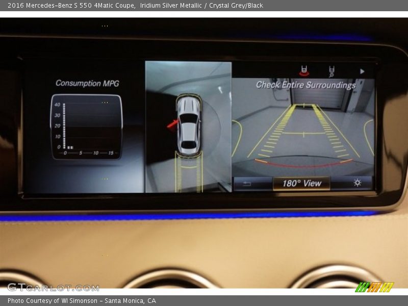 Iridium Silver Metallic / Crystal Grey/Black 2016 Mercedes-Benz S 550 4Matic Coupe