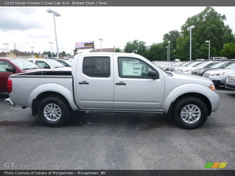 Brilliant Silver / Steel 2018 Nissan Frontier S Crew Cab 4x4