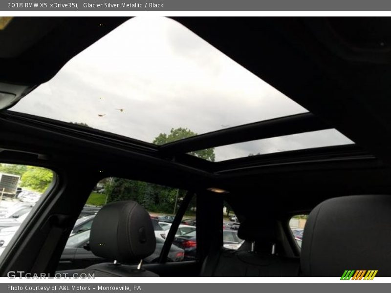 Glacier Silver Metallic / Black 2018 BMW X5 xDrive35i