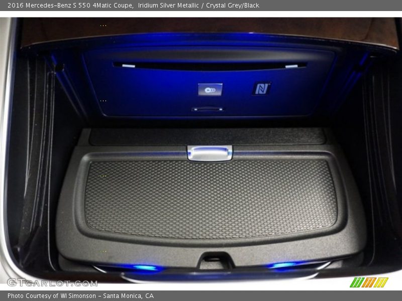 Iridium Silver Metallic / Crystal Grey/Black 2016 Mercedes-Benz S 550 4Matic Coupe