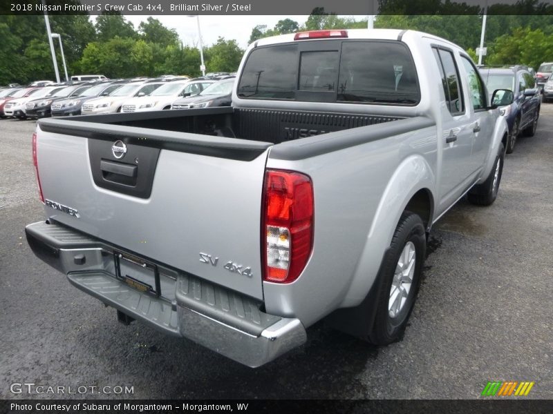 Brilliant Silver / Steel 2018 Nissan Frontier S Crew Cab 4x4