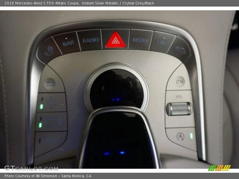 Iridium Silver Metallic / Crystal Grey/Black 2016 Mercedes-Benz S 550 4Matic Coupe