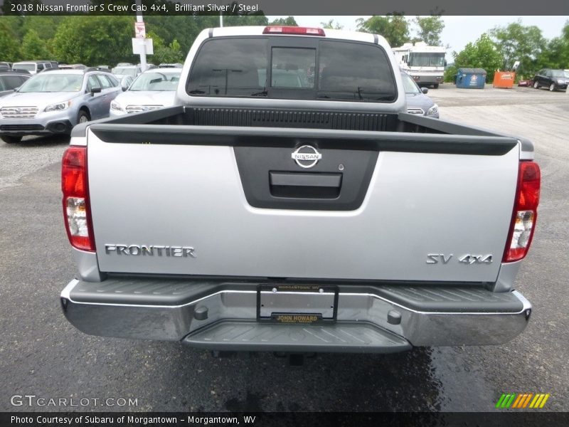 Brilliant Silver / Steel 2018 Nissan Frontier S Crew Cab 4x4