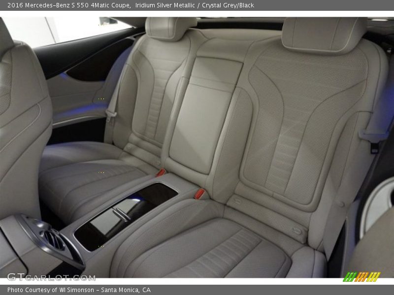 Iridium Silver Metallic / Crystal Grey/Black 2016 Mercedes-Benz S 550 4Matic Coupe