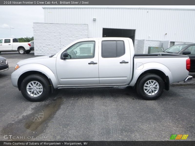 Brilliant Silver / Steel 2018 Nissan Frontier S Crew Cab 4x4