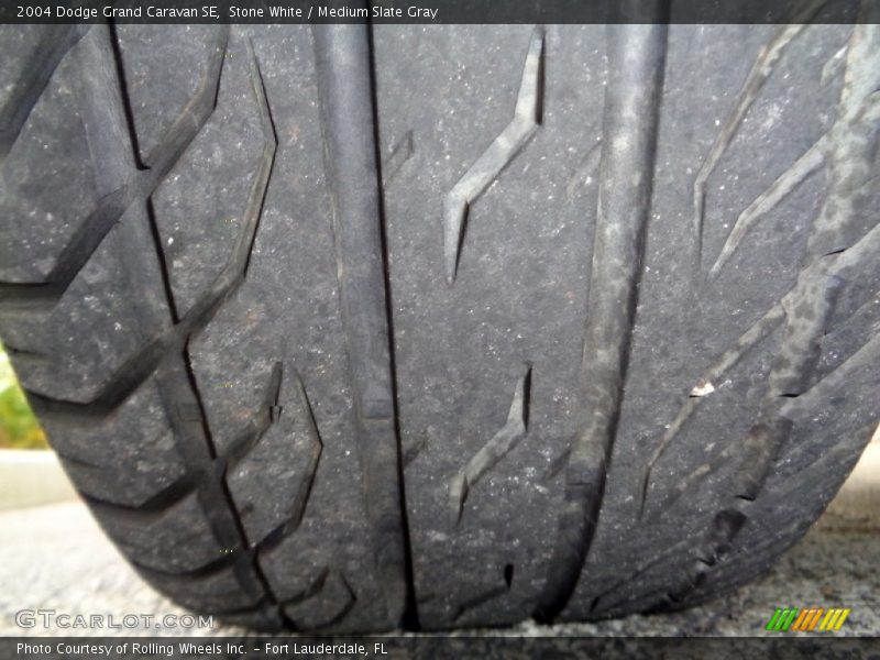 Stone White / Medium Slate Gray 2004 Dodge Grand Caravan SE