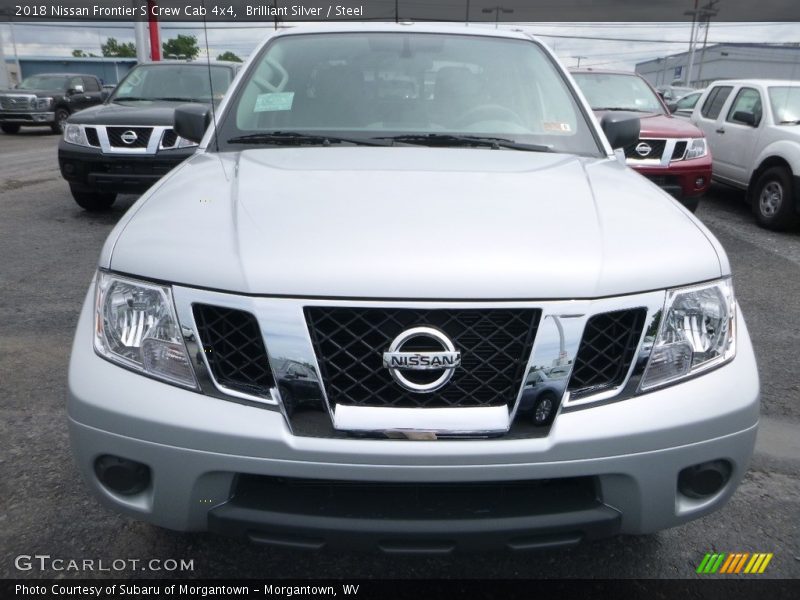 Brilliant Silver / Steel 2018 Nissan Frontier S Crew Cab 4x4