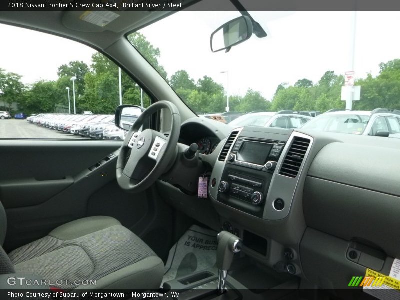 Brilliant Silver / Steel 2018 Nissan Frontier S Crew Cab 4x4