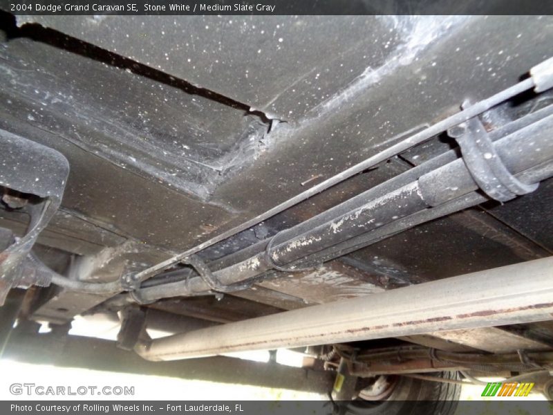 Stone White / Medium Slate Gray 2004 Dodge Grand Caravan SE
