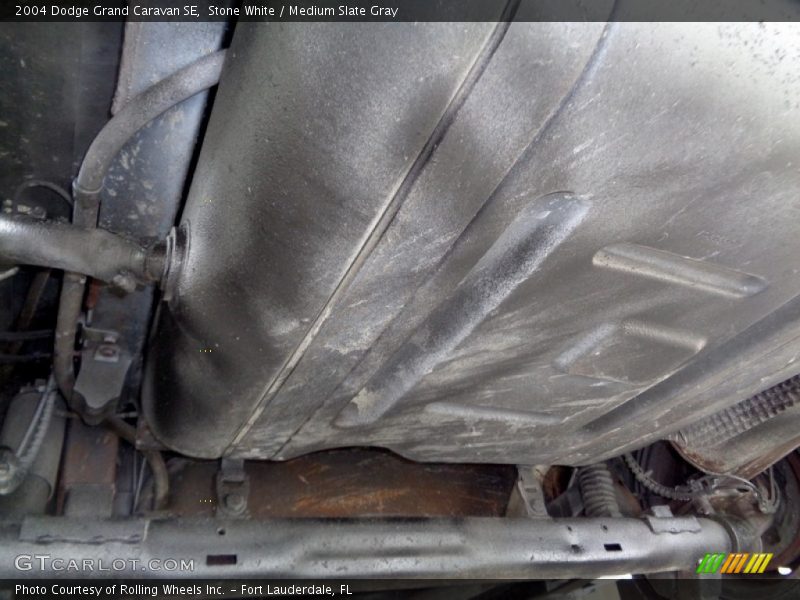 Stone White / Medium Slate Gray 2004 Dodge Grand Caravan SE