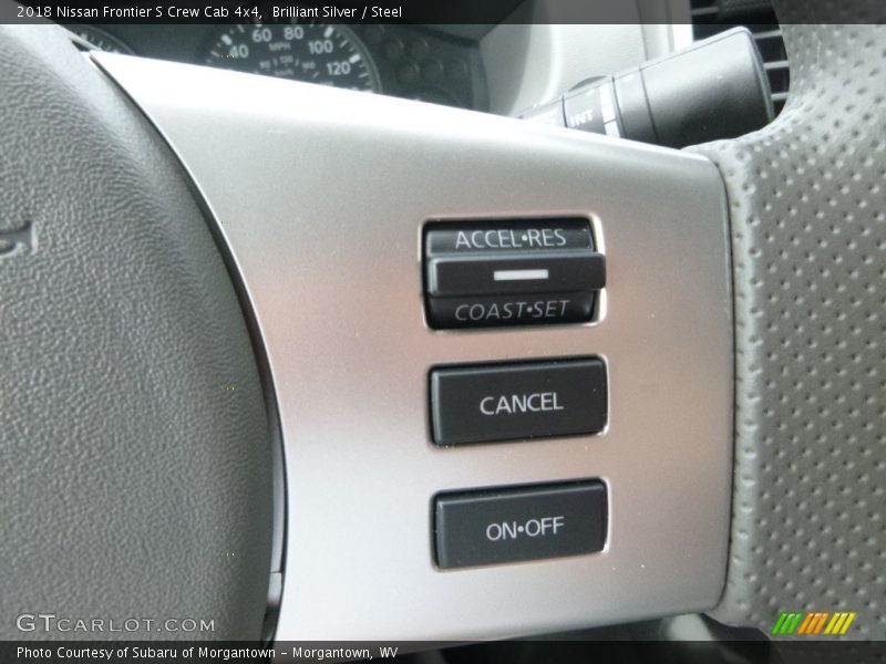 Brilliant Silver / Steel 2018 Nissan Frontier S Crew Cab 4x4