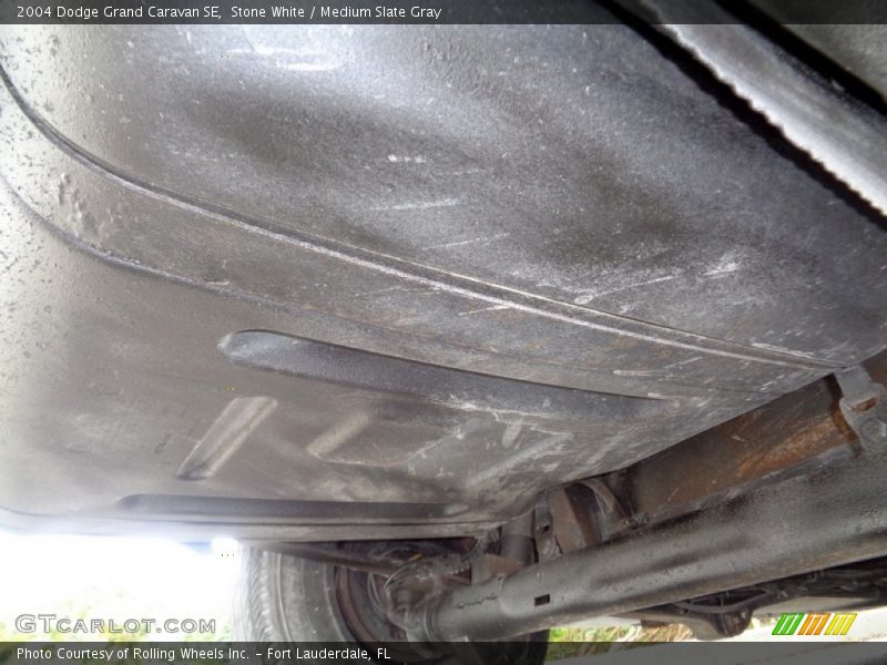 Stone White / Medium Slate Gray 2004 Dodge Grand Caravan SE