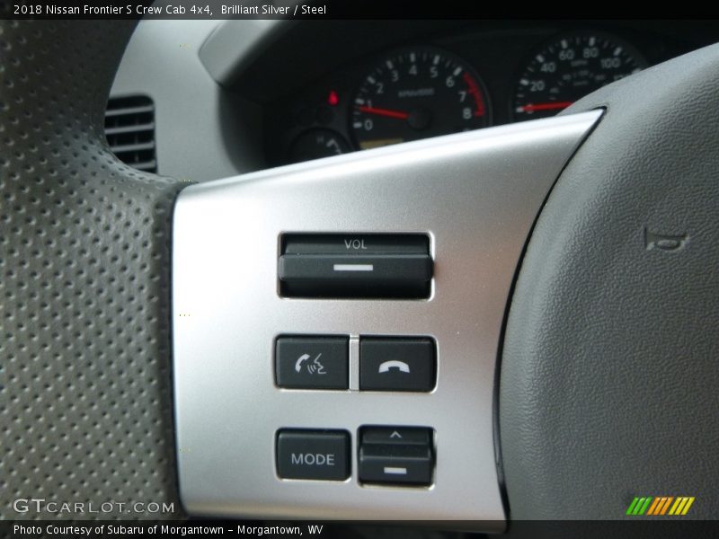 Brilliant Silver / Steel 2018 Nissan Frontier S Crew Cab 4x4