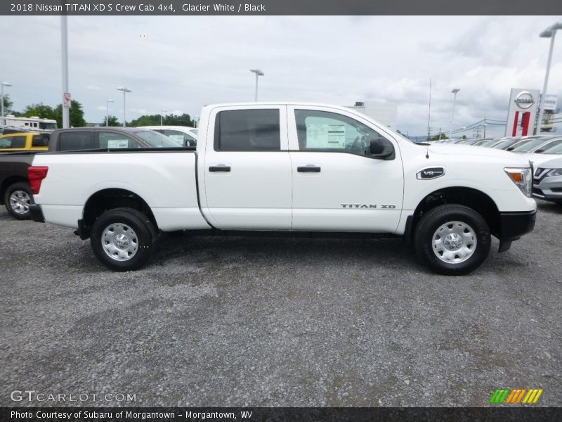 Glacier White / Black 2018 Nissan TITAN XD S Crew Cab 4x4