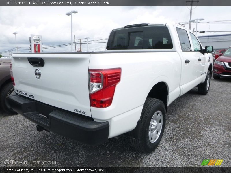 Glacier White / Black 2018 Nissan TITAN XD S Crew Cab 4x4