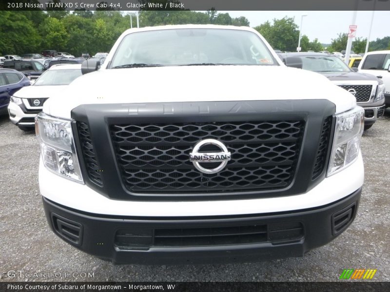 Glacier White / Black 2018 Nissan TITAN XD S Crew Cab 4x4