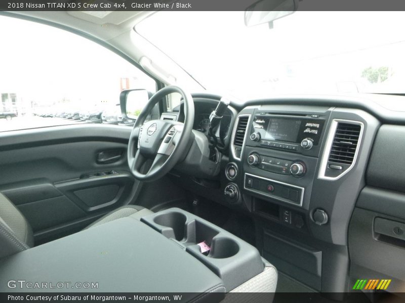Glacier White / Black 2018 Nissan TITAN XD S Crew Cab 4x4